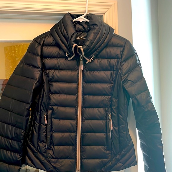 Women’s Kenneth Cole Black Puffer Size L - Picture 1 of 8